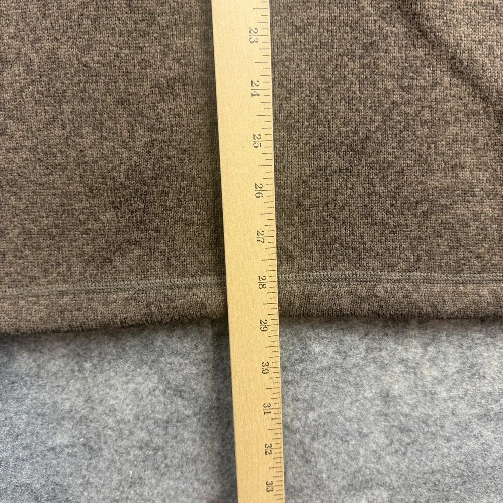 The North Face Sweater Mens XL Brown Gordon Lyons Quarter Zip Fleece Pullover